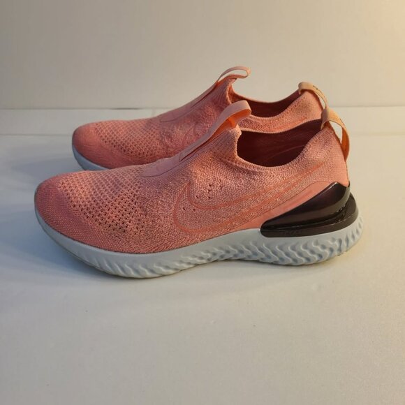 Nike Epic Phantom React Flyknit Bright Melon Woman's Size 7 - Picture 3 of 9